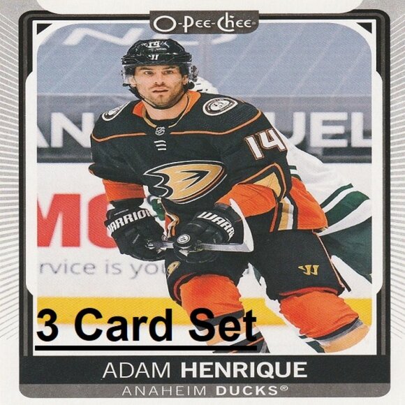 Adam Henrique Anaheim Ducks NHL Hockey Card Collection - 3 Card Set - Picture 1 of 4